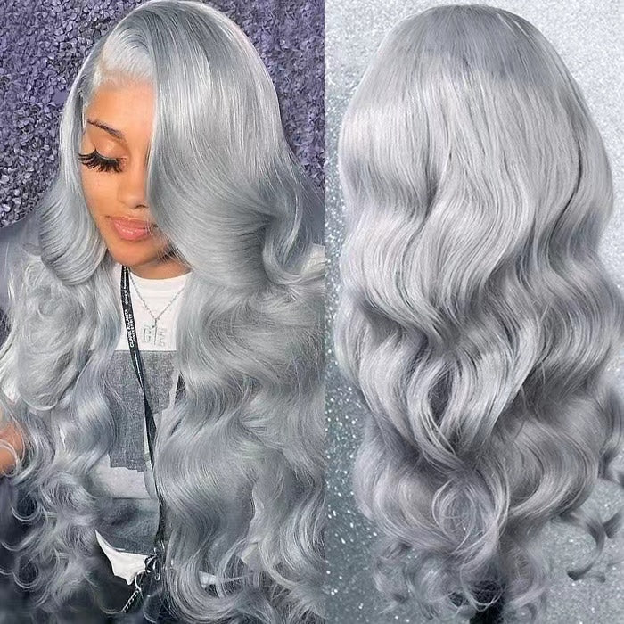 WAVY GRAY WIG (personalized) 200g