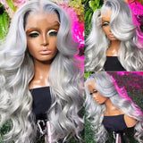 WAVY GRAY WIG (personalized) 200g