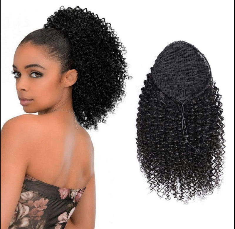 KINKY CURLY CURLY HAIR BUN