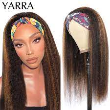 KINKY STRAIGHT TURBAN WIG 180g